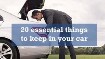 20 Essentials To Keep In Your Car